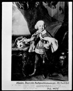 Karl August, Herzog von Zweibrücken als Kind (1716-1777)