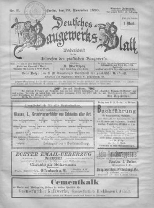 50. Jahrgang. Nr. 33.