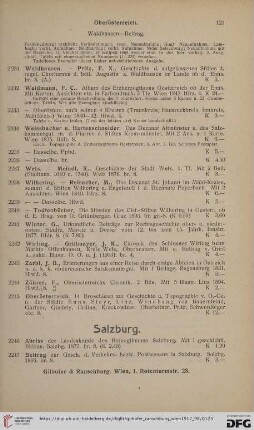 Salzburg (Nr. 2246 - 2316)