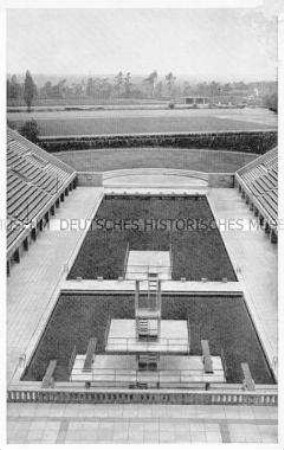 Das olmypische Schwimmstadion in Berlin