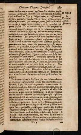 487-490, Perseverantia haec in sanctis ac piis exercitiis ...