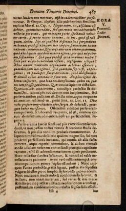 487-490, Perseverantia haec in sanctis ac piis exercitiis ...