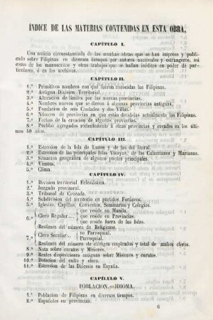 Indice de las materias contenidas en esta obra