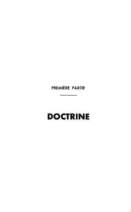 7-128, Première partie: Doctrine