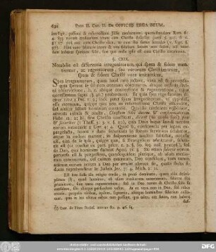 §. CXIX. Notabilis est differentia irregenitorum, qui spem & fidem mentiuntur, ac regenitorum, seu verorum Christianorum, spem & fidem Christi vere imitantium.