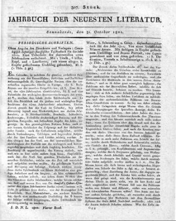 1801-10-31 : 307. Stück