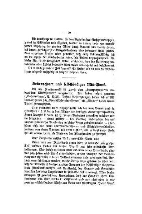 Bodenreform und selbstständiger Mittelstand