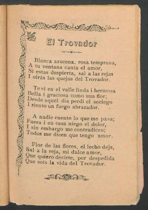 El trovador