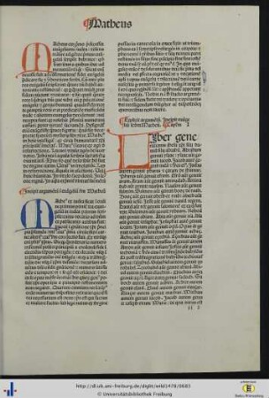 Argumentum in evangelium secundum Matheum
