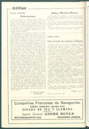 Desde Córdoba : Fallecimiento
