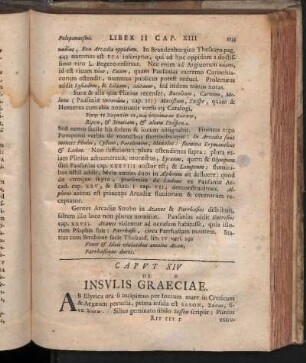 Caput XIV. De Insulis Graeciae