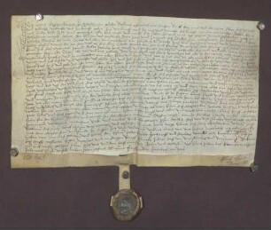 Hans Kappenschneider zu Schatthausen verkauft an das Augustinerkloster zu Heidelberg 1 Pfund Heller jährlichen Zins um 20 Pfund Heller Kapital.