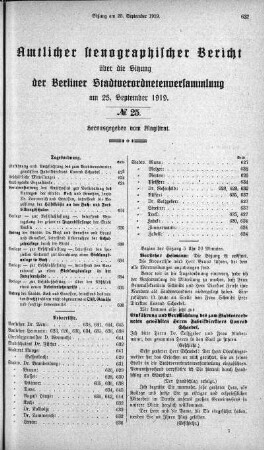 No. 25, 25. September 1919