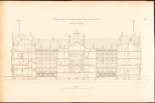 Regierungsgebäude, Breslau: Schnitt 1:100