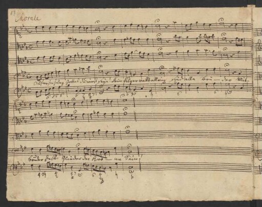 11c. Choral [spätere Fassung]: Auferstehung Gottes, du wirst sein!