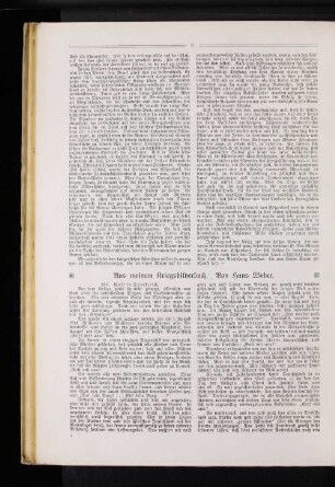 Aus meinem Kriegsbilderbuch.