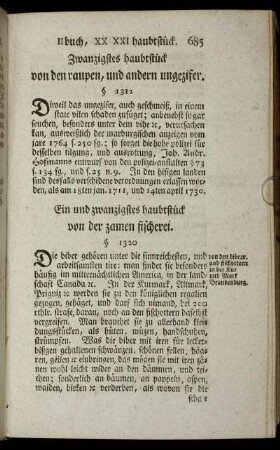 Ein und zwanzigstes haubtstück [-] Neun und zwanzigstes haubtstück