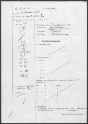 Walddorf (Altensteig) mit Oberschwandorf und Unterschwandorf: Visitationsbericht mit Pfarrbericht 1964