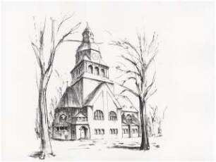 Johannesstift Berlin-Spandau Umbau Stiftskirche: Altarraum vor dem Umbau