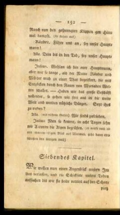 Siebendes Kapitel.