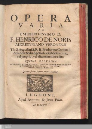 Opera Varia