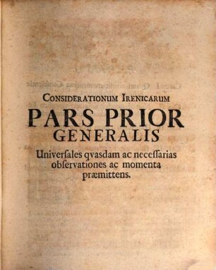 Ramus Olivae: de pace eccl. inter Protestant. ineunda