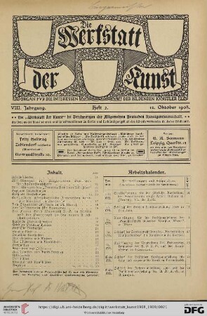Heft 2 (12. Oktober 1908)
