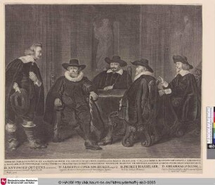 [Vier Bürgermeister von Amsterdam erwarten Maria de Medici; Four Burgomasters of Amsterdam awaiting Marie de Medici]