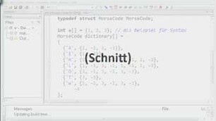 10B.1 Morse-Code per Programm; Array von struct
