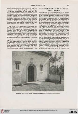 36: Von der Kunst im Wandel der Zeiten