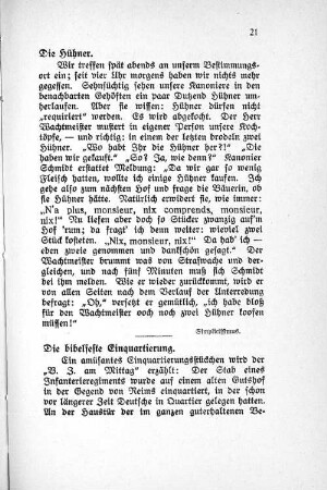 Die Hühner.