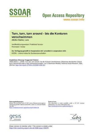 Turn, turn, turn around - bis die Konturen verschwimmen