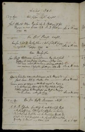 Aus hiesiger Casse bezahlt. - Von Prof. Reuss verehrt. - Vom Verfasser. [Samuel Christian Hollmann] - Von Hhn HofR. Beckmann erkauft.