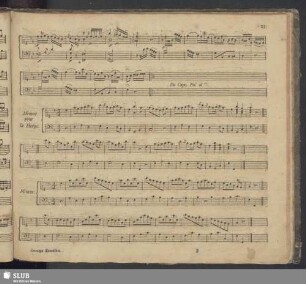 Menuet pour la Harpe / Mineur.
