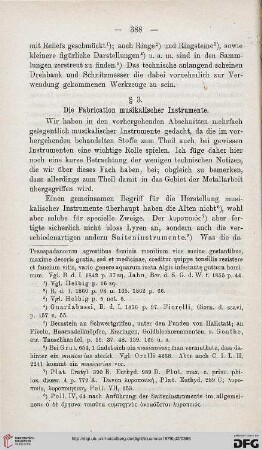 § 3: Die Fabrication musikalischer Instrumente