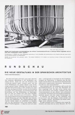 6: Die neue Gestaltung in der spanischen Architektur