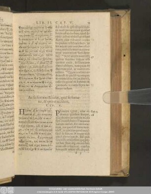 An sit fortuna & casus, quid sit fortuna, & quae ei accidant, Cap. V.