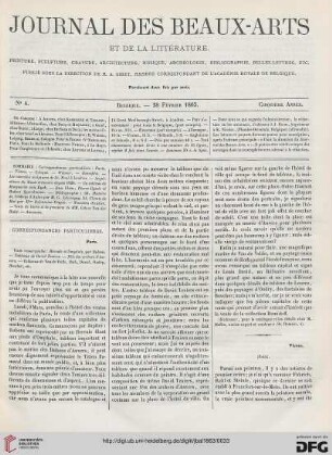 Nr. 4 (28 Février 1863)