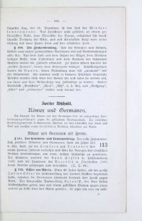 Zweiter Abschnitt. Römer und Germanen