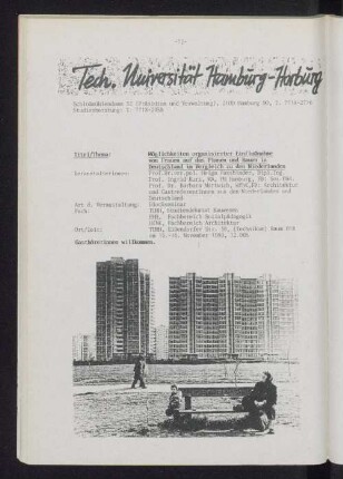 Tech. Universität Hamburg-Harburg