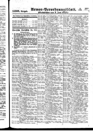 1488.Ausgabe. Donnerstag, 7. Juni 1917