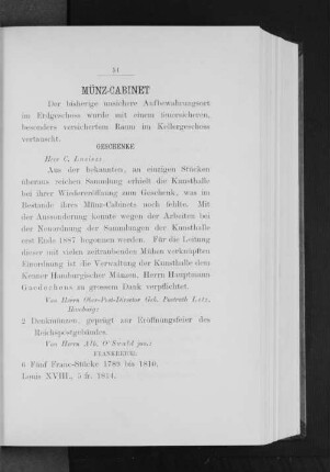 Münz-Cabinet