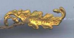 Interimsspange zur Carola-Medaille