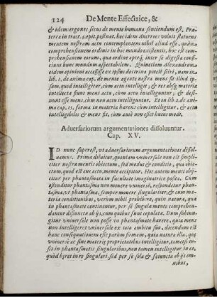 Adversariorum argumentationes dissolvuntur. Cap. XV.