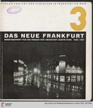 Heft 3 (Januar 1927)