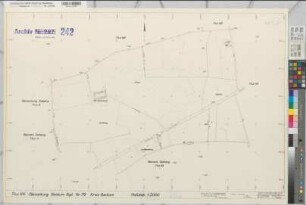 Beckum Ksp. u.Stadt (Beckum), Umlegung Beckum, Gem.Karte Beckum, Kspl. Flur 64