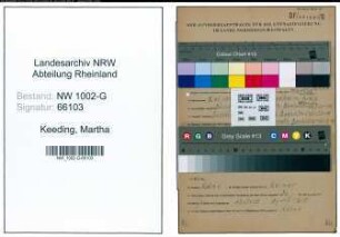 Entnazifizierung Martha Keeding, geb. 07.11.1894 ()