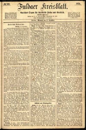 Ausgabe vom Mittwoch, den 17. Dezember 1873.