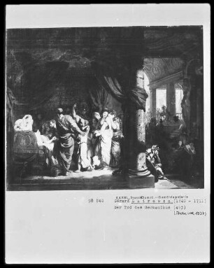Der Tod des Germanicus