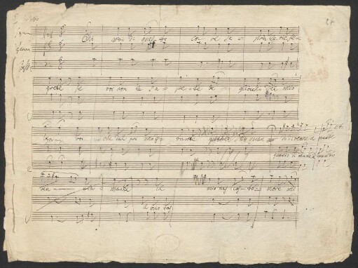 Chi mai di questo core; V (3); C-Dur; LvBWV WoO 99, no. 7; KinB WoO 99, no. 2; HessB 1957 214